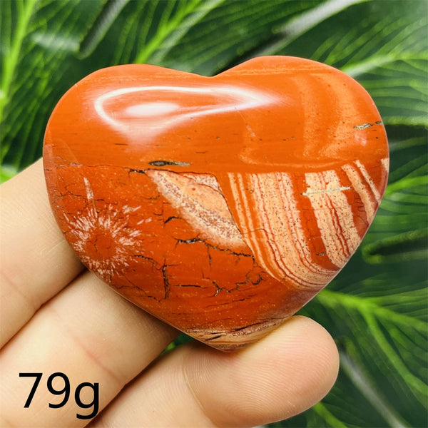 Red Jade Agate Heart-ToShay.org