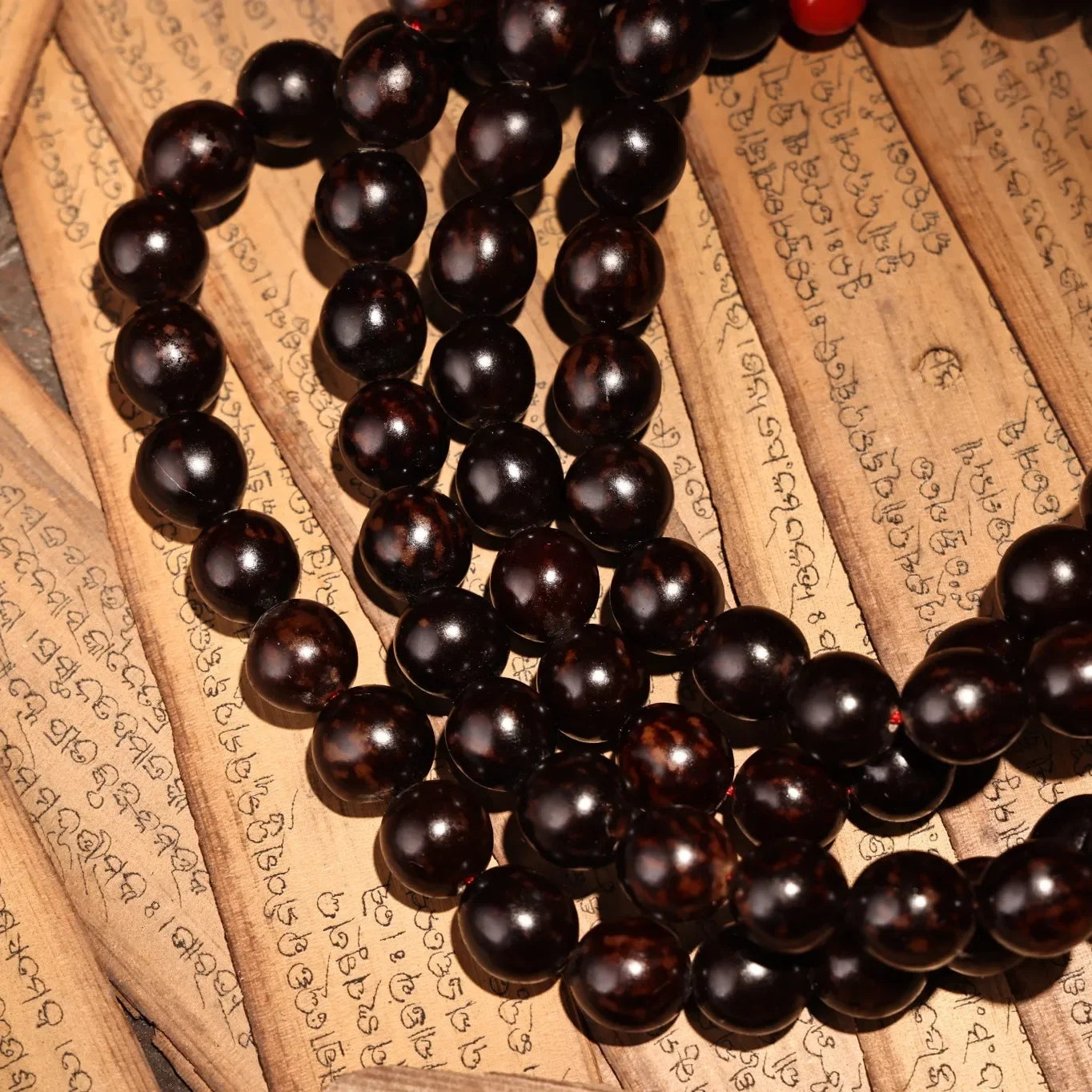 Wood Phoenix Eye Bodhi Beads-ToShay.org