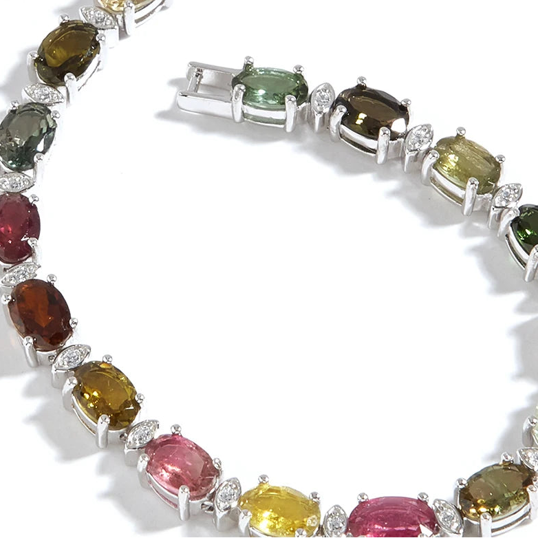 Mixed Tourmaline Bracelet-ToShay.org