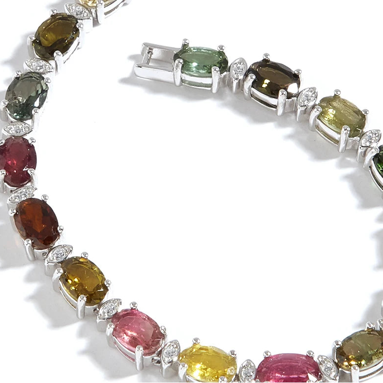 Mixed Tourmaline Bracelet-ToShay.org