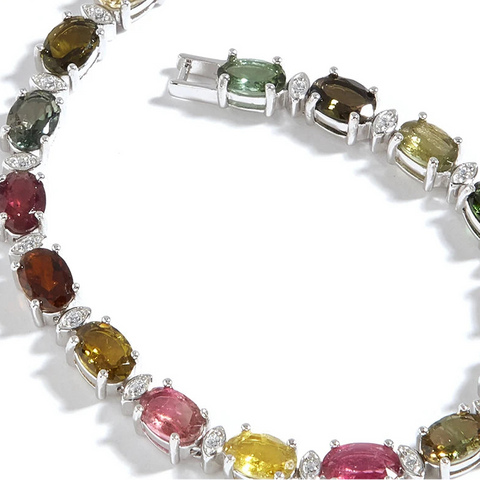 Mixed Tourmaline Bracelet-ToShay.org