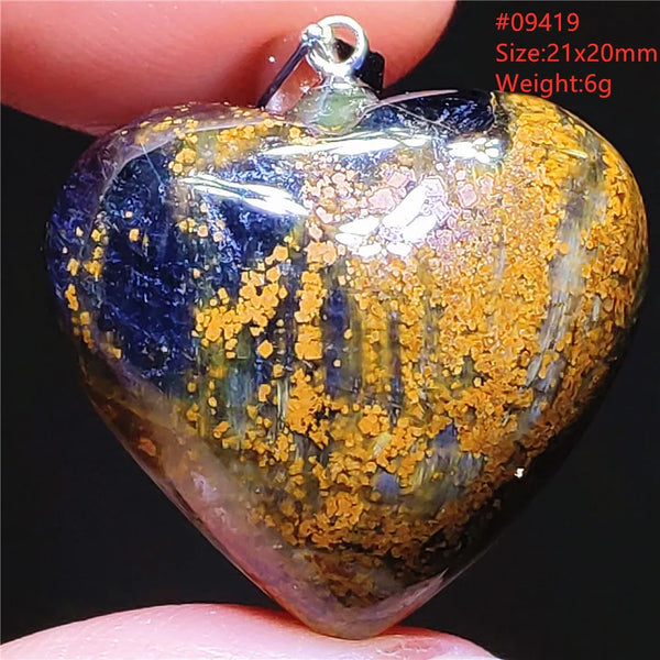 Blue Pietersite Chatoyant Pendant-ToShay.org