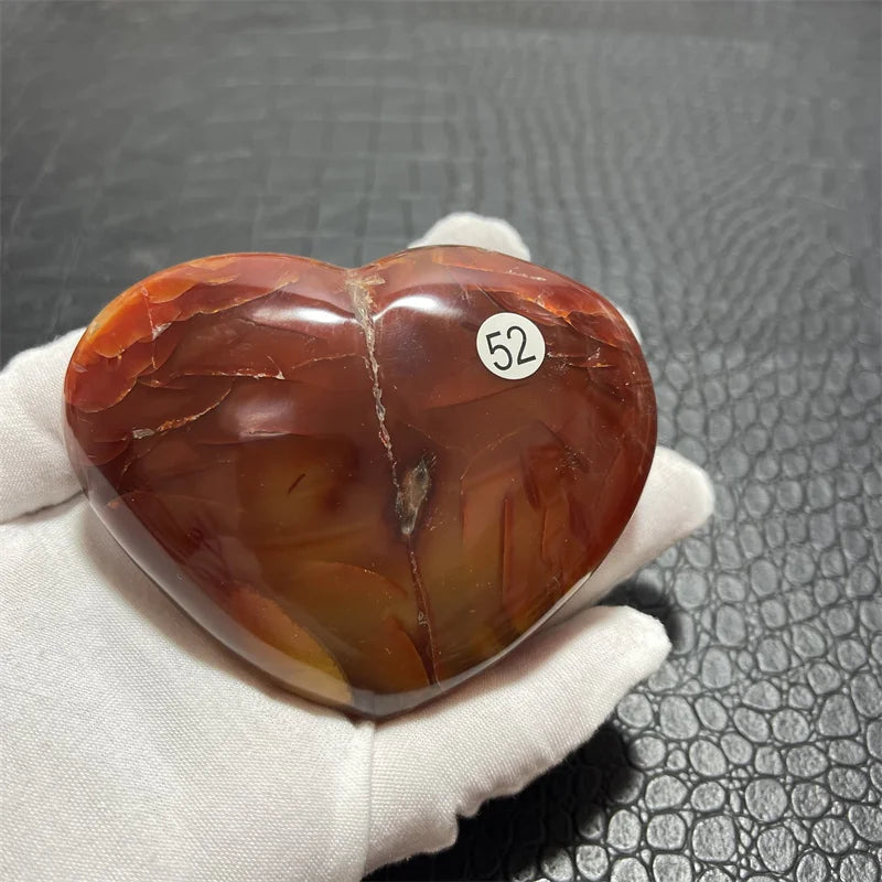 Orange Carnelian Heart-ToShay.org