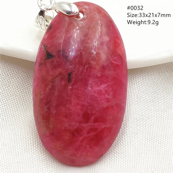Red Rose Rhodonite Pendant-ToShay.org