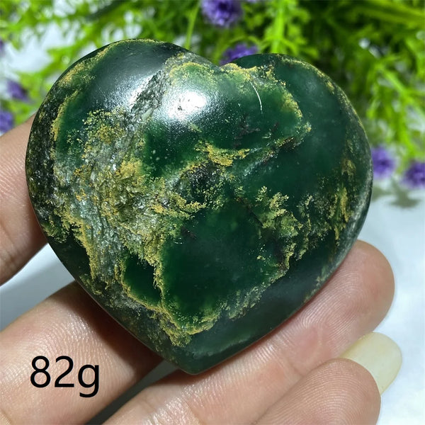 Green Emerald Stone Heart-ToShay.org