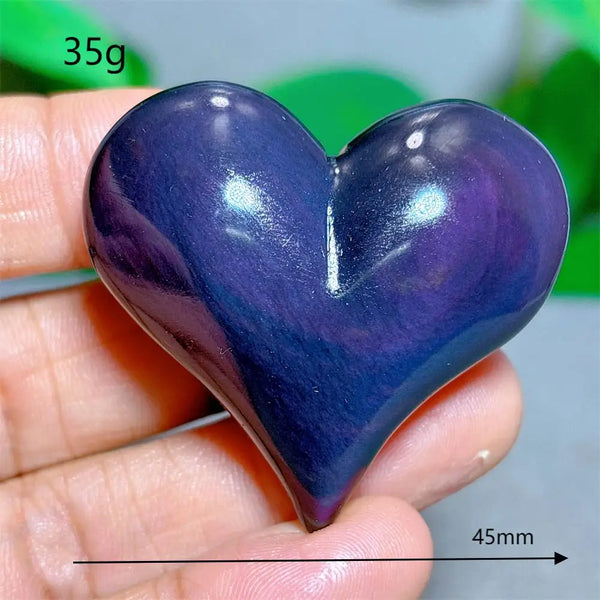 Rainbow Obsidian Heart-ToShay.org