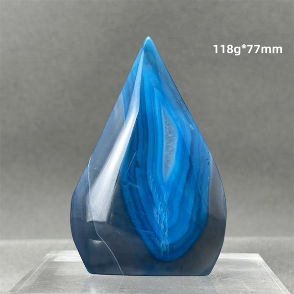 Blue Agate Torch-ToShay.org