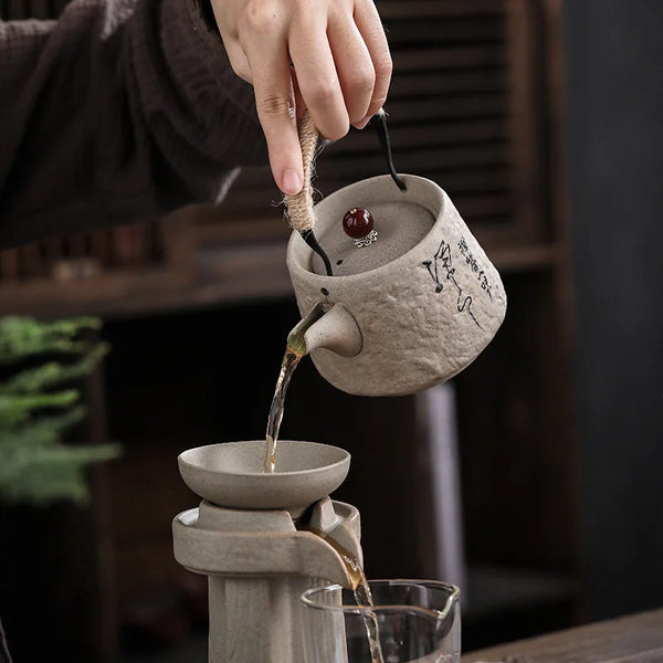 Pottery Ceramic Teapot-ToShay.org