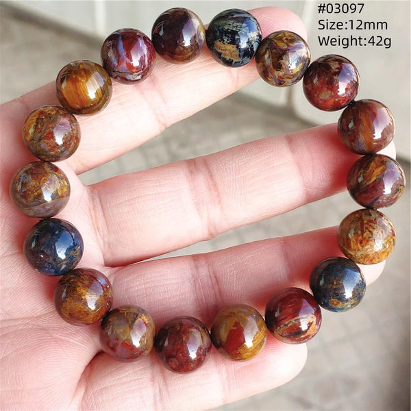 Blue Red Pietersite Bracelet-ToShay.org