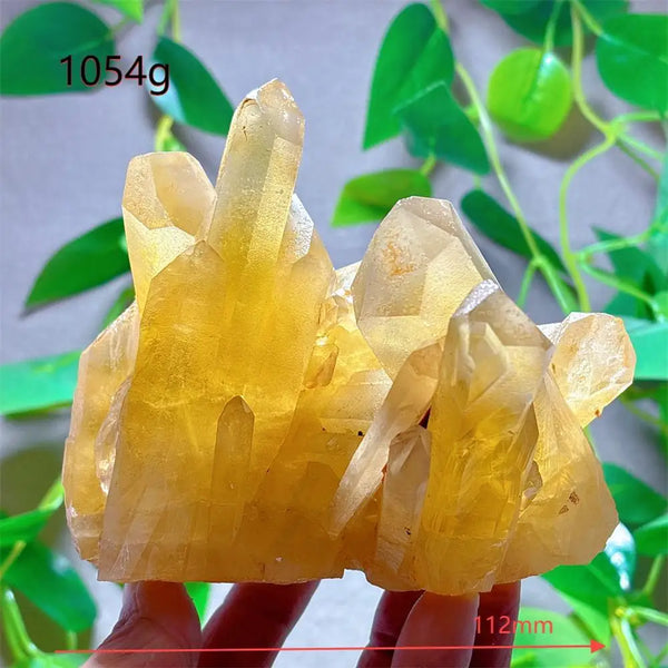 Yellow Citrine Crystal Cluster-ToShay.org