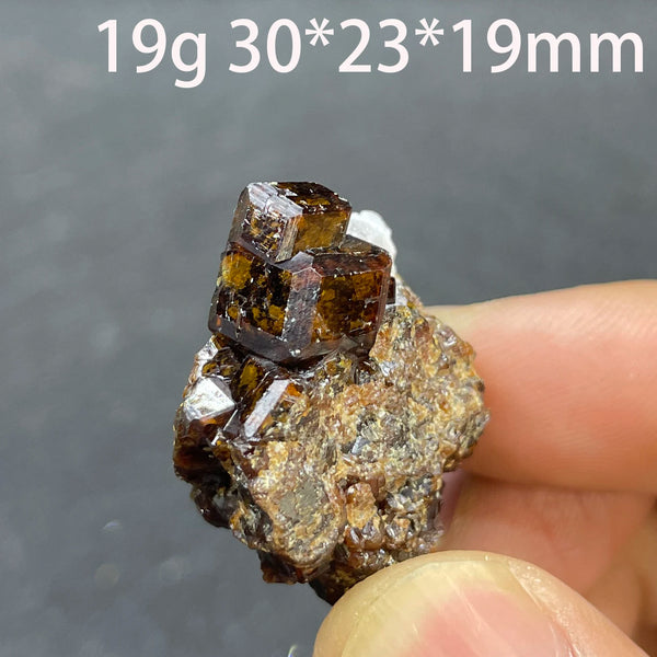 Red Garnet Quartz Cluster-ToShay.org