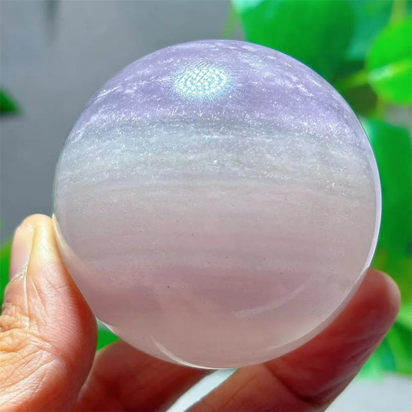 Purple Fluorite Quartz Ball-ToShay.org