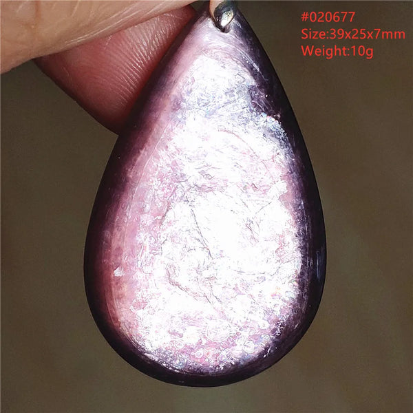 Purple Lepidolite Pendant-ToShay.org