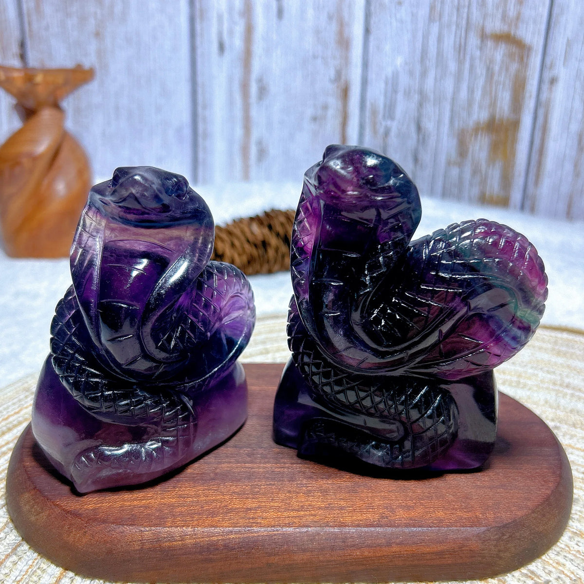 Rainbow Fluorite Snake-ToShay.org