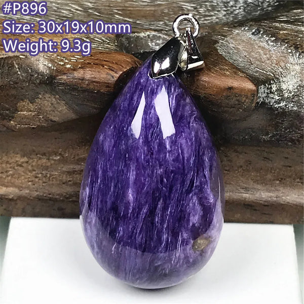 Purple Charoite Pendant-ToShay.org