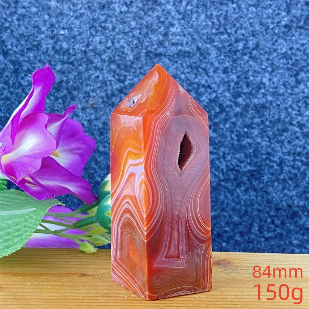Red Lace Agate Point-ToShay.org