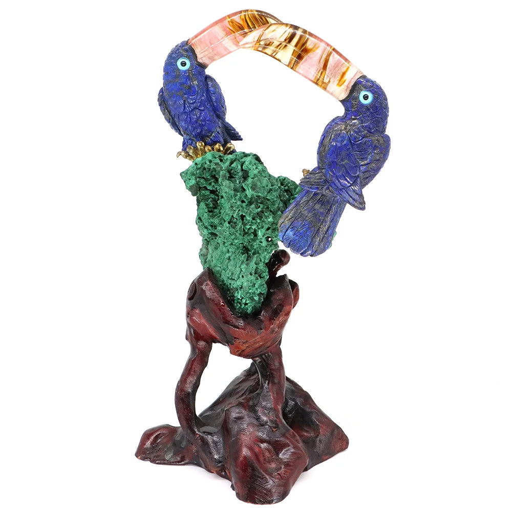 Lapis Lazuli Malachite Toucan-ToShay.org