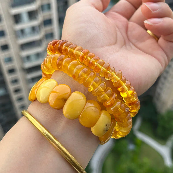 Yellow Amber Bracelet-ToShay.org