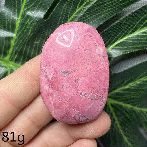 Pink Peach Jade Palm Stone-ToShay.org