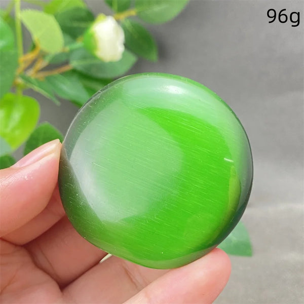 Green Cats Eye Pendant-ToShay.org