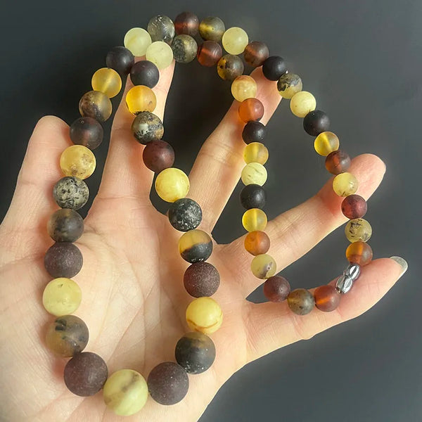 Yellow Amber Necklace-ToShay.org