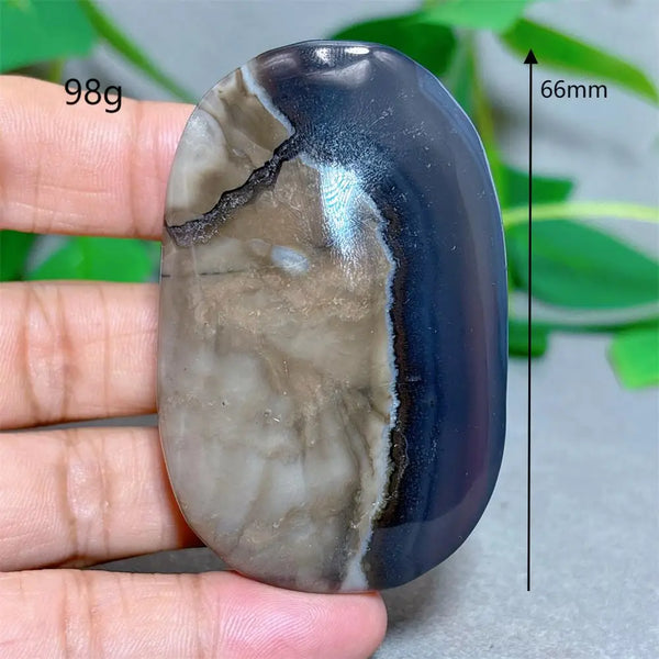 Fire Agate Palm Stone-ToShay.org
