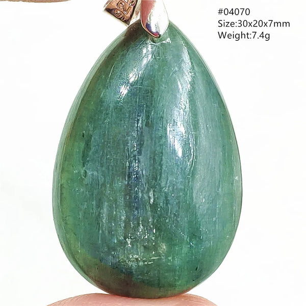Green Kyanite Pendant-ToShay.org