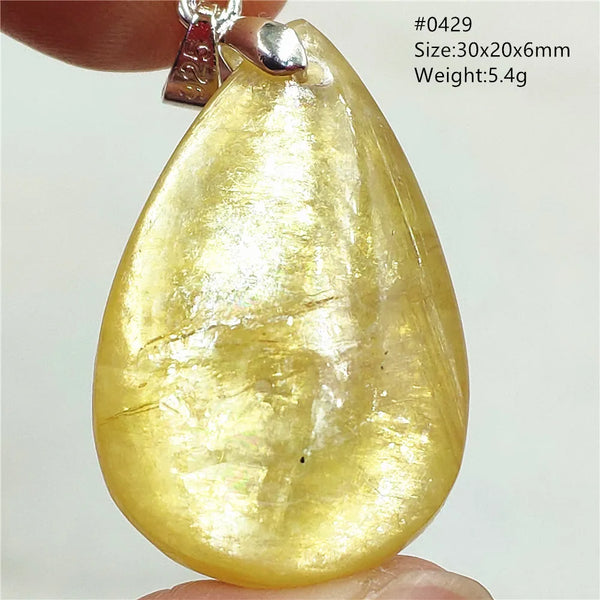 Gold Lepidolite Flash Pendant-ToShay.org