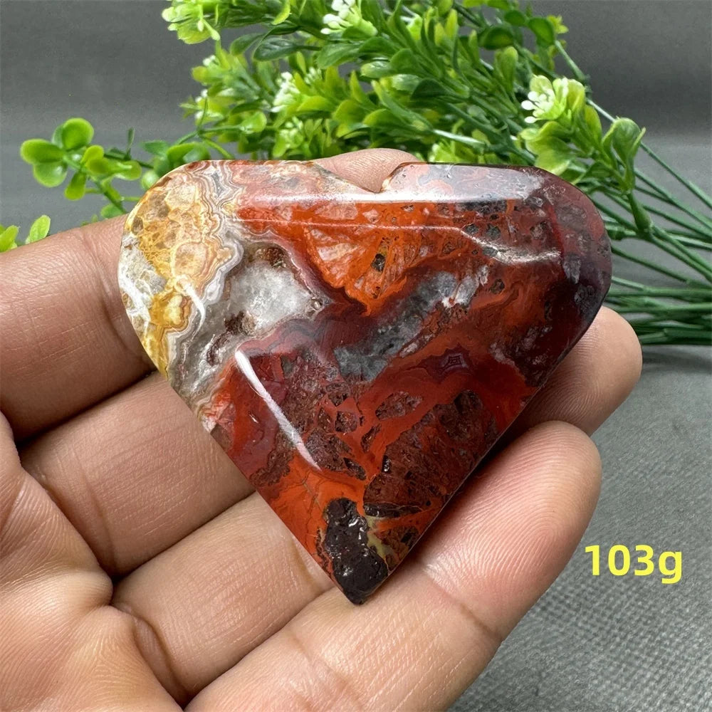 Red Agate Heart-ToShay.org