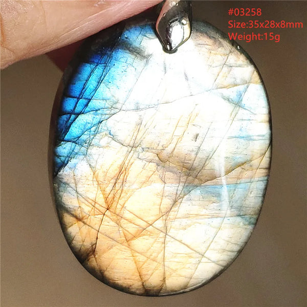 Blue Light Labradorite Pendant-ToShay.org