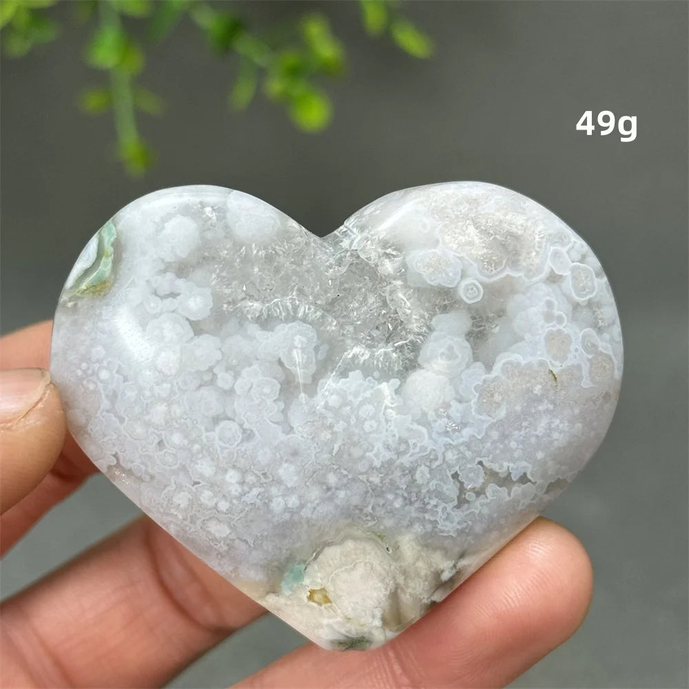 Black Cherry Agate Heart-ToShay.org