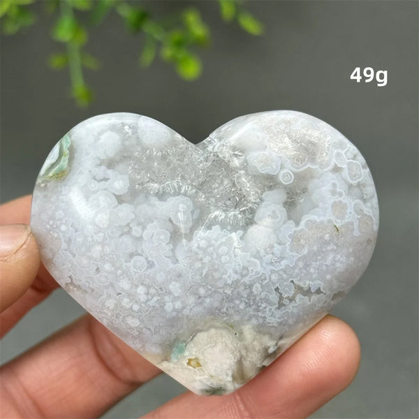 Black Cherry Agate Heart-ToShay.org