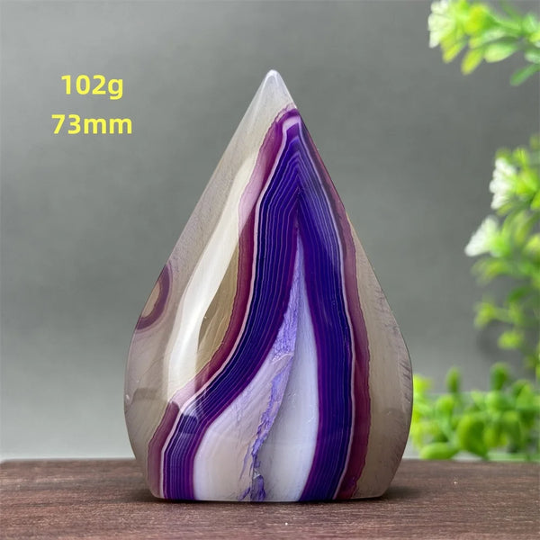 Purple Agate Torch-ToShay.org