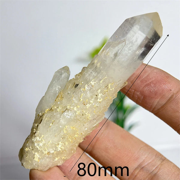 Clear Pineapple Quartz Cluster-ToShay.org