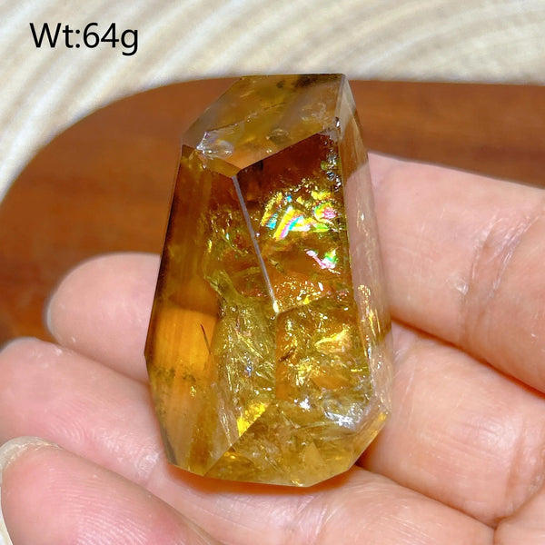 Yellow Smokey Citrine Crystal-ToShay.org