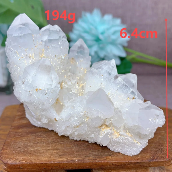 Clear Pineapple Quartz Cluster-ToShay.org