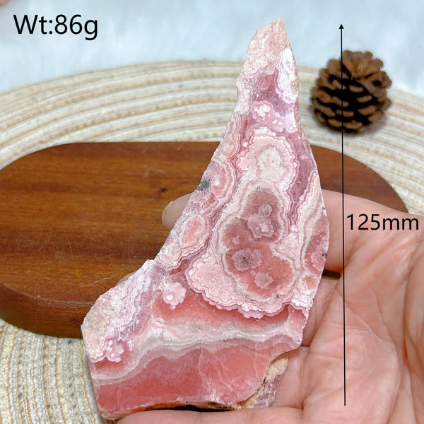 Pink Rhodochrosite Slices-ToShay.org