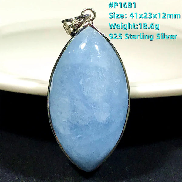 Blue Aquamarine Pendent-ToShay.org
