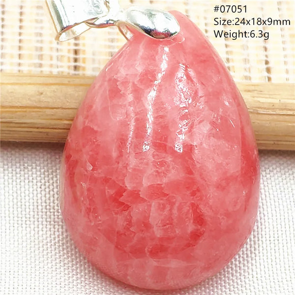 Red Rhodochrosite Pendant-ToShay.org