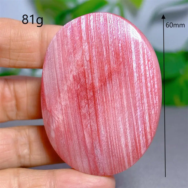 Red Moonstone Palm Stone-ToShay.org