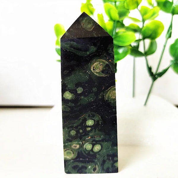 Green Peacock Eye Wand-ToShay.org