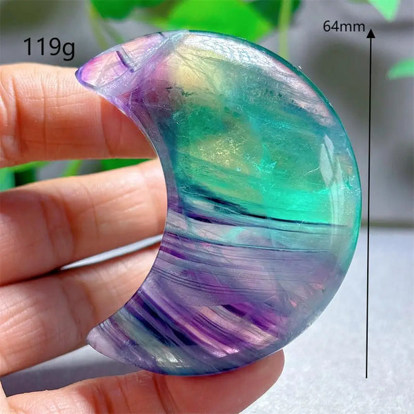 Rainbow Fluorite Moon-ToShay.org