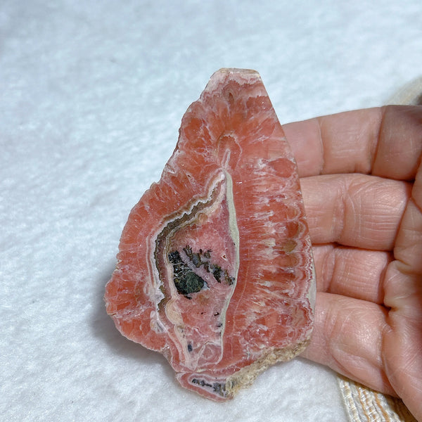 Pink Rhodochrosite Slice-ToShay.org
