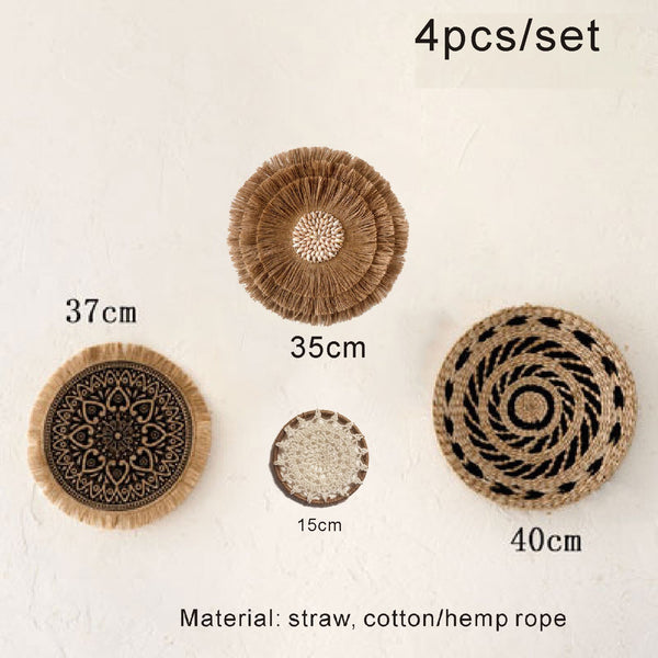 Straw Woven Wall Decorations-ToShay.org