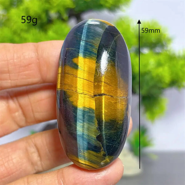 Blue Yellow Tiger Eye Stone-ToShay.org