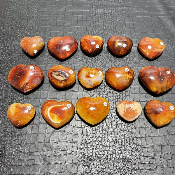 Orange Carnelian Heart-ToShay.org