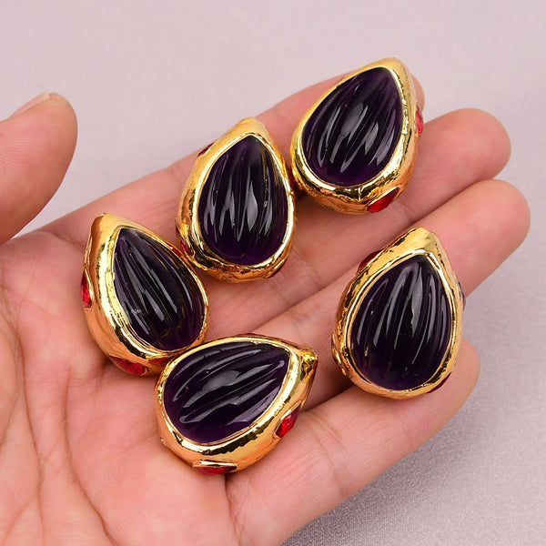 Purple Jade Beads-ToShay.org