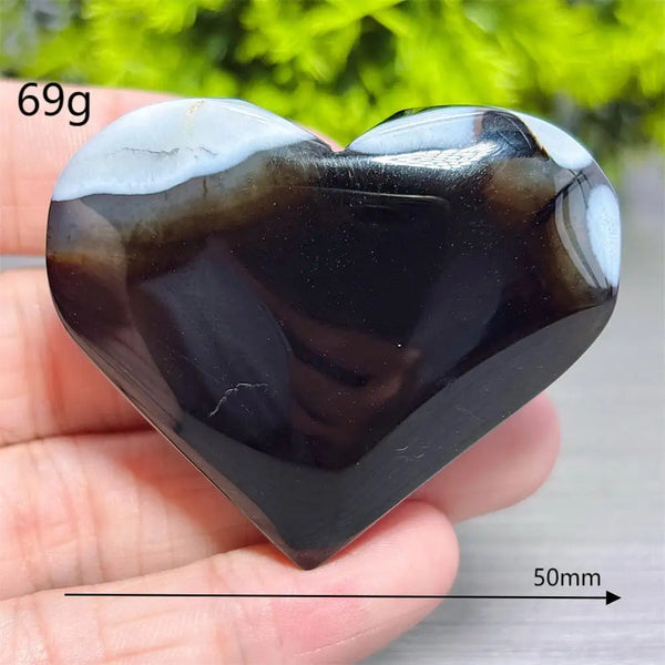 Black Agate Heart-ToShay.org