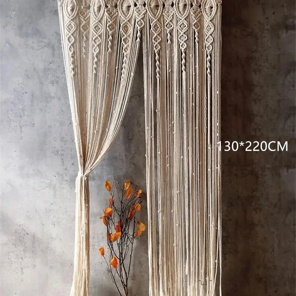 Macrame Curtain-ToShay.org