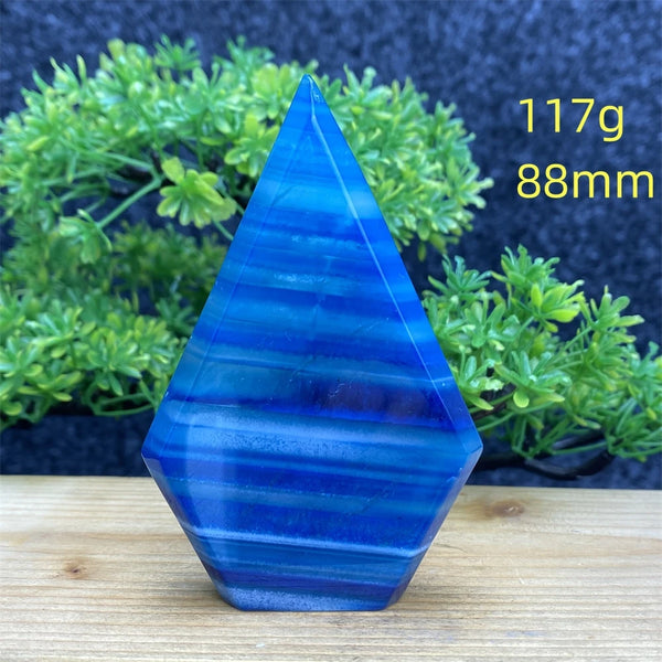 Blue Agate Torch-ToShay.org